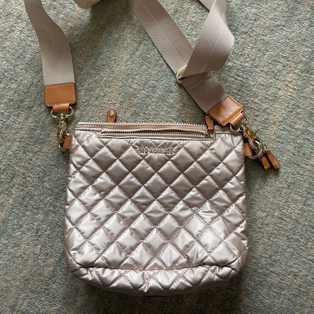 MZ Wallace Crossbody Bag in Rose Gold Metallic